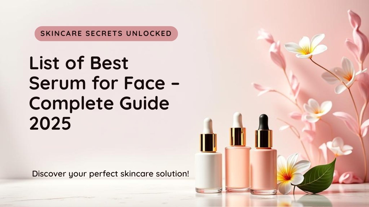 List of best serum for face in Pakistan 2025 – Hymeys and top skincare brands for whitening, acne, and glowing skin