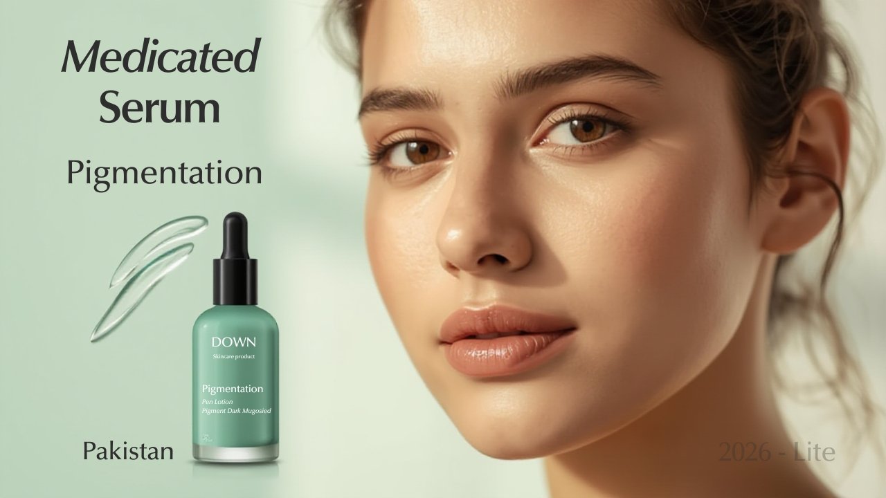 Medicated pigmentation serum for dark spots, melasma, and uneven skin tone in Pakistan