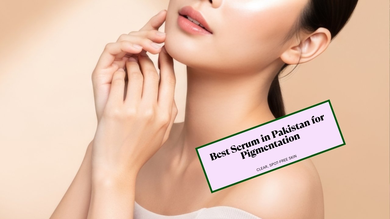 HYMEYS pigmentation serum in Pakistan for dark spots, melasma, acne marks, and uneven skin tone for clear, glowing skin.