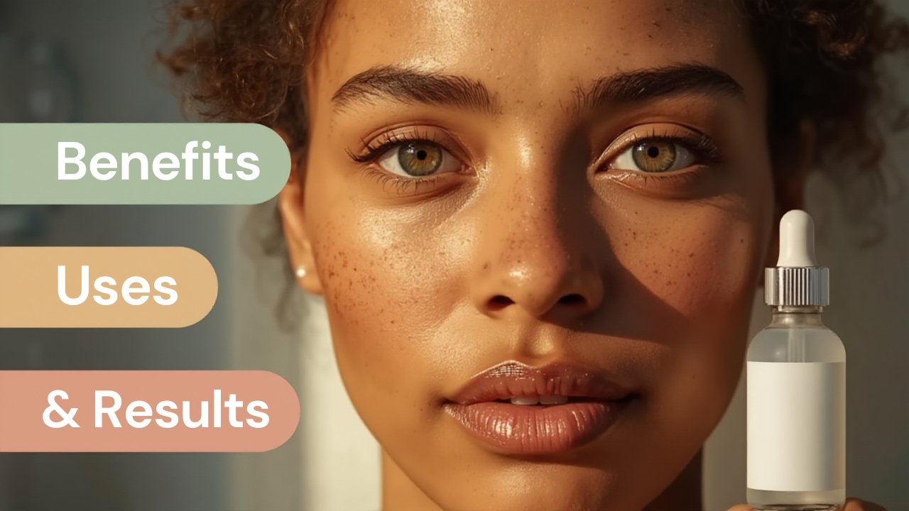 HYMEYS Freckle Serum for freckle treatment, best serum in Pakistan to reduce freckles, brighten skin, and even skin tone.