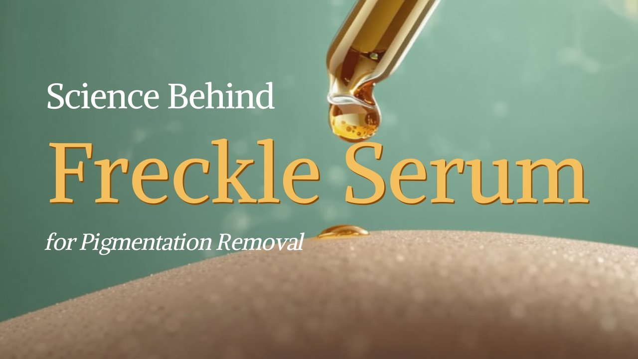 HYMEYS Freckle Serum for pigmentation removal, dermatologist-approved, scientifically formulated to fade freckles and even skin tone in Pakistan.