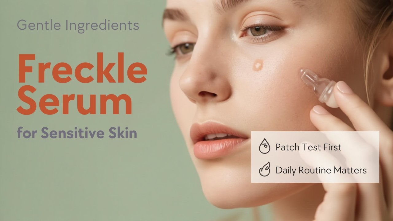 HYMEYS Freckle Serum for sensitive skin, safe and effective, reduces freckles and pigmentation, dermatologist-approved in Pakistan.