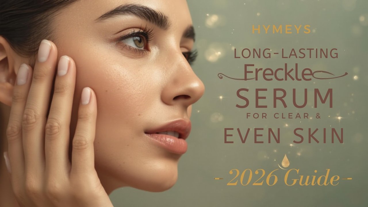 Long-lasting freckle serum showing visible improvement in freckles and even skin tone