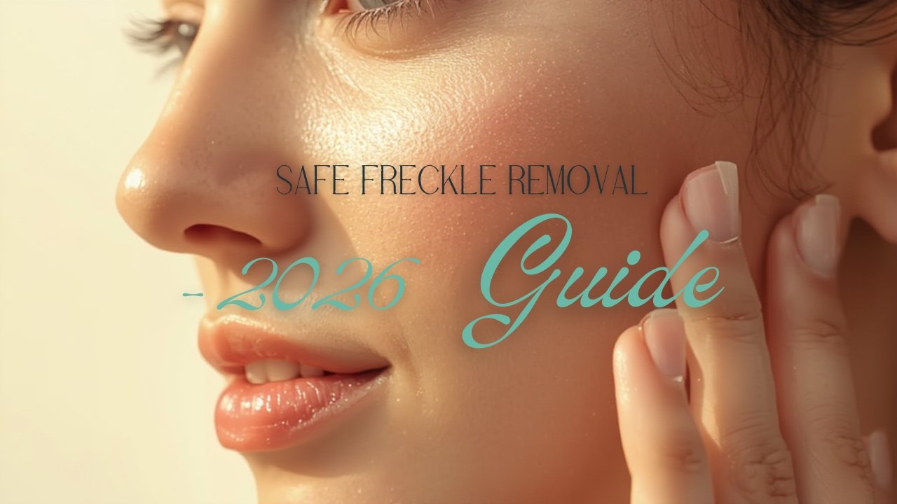 Freckles on Pakistani skin with visible improvement after using safe freckle removal treatments