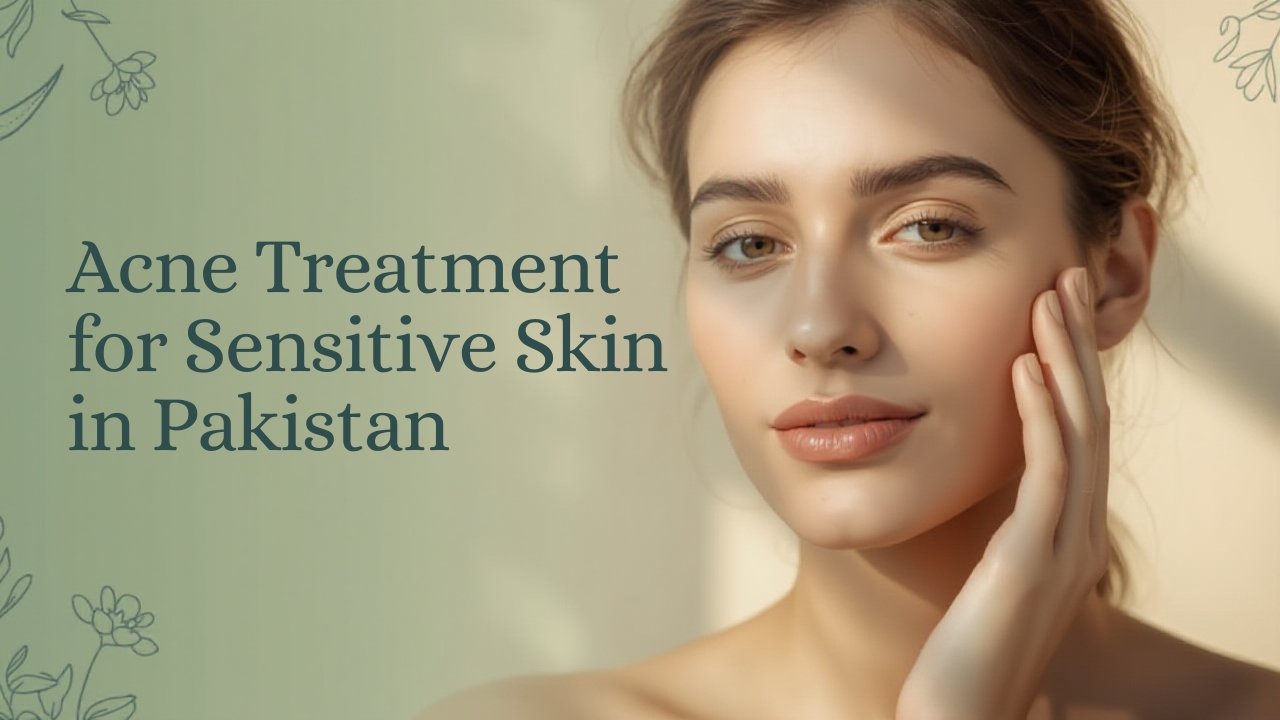 Acne treatment for sensitive skin in Pakistan with Hymey’s Acne Serum