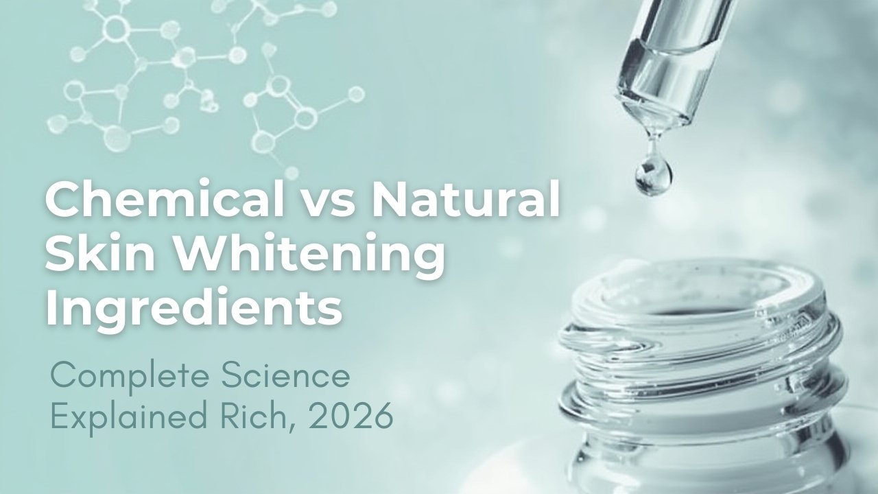 Chemical vs natural skin whitening ingredients Pakistan 2026