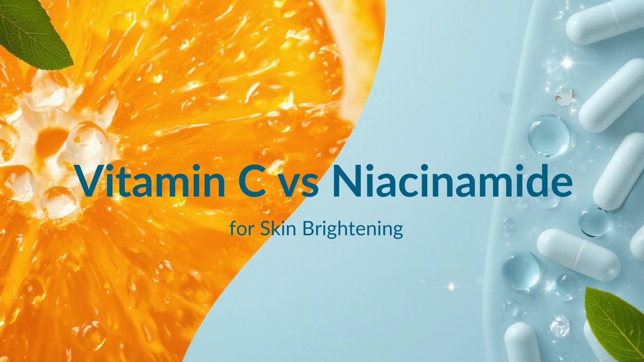 Vitamin C vs Niacinamide for skin brightening Pakistan 2026